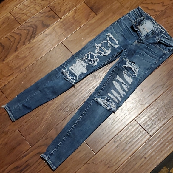 2 Pair of FUN American Eagle Pants - Picture 7 of 12